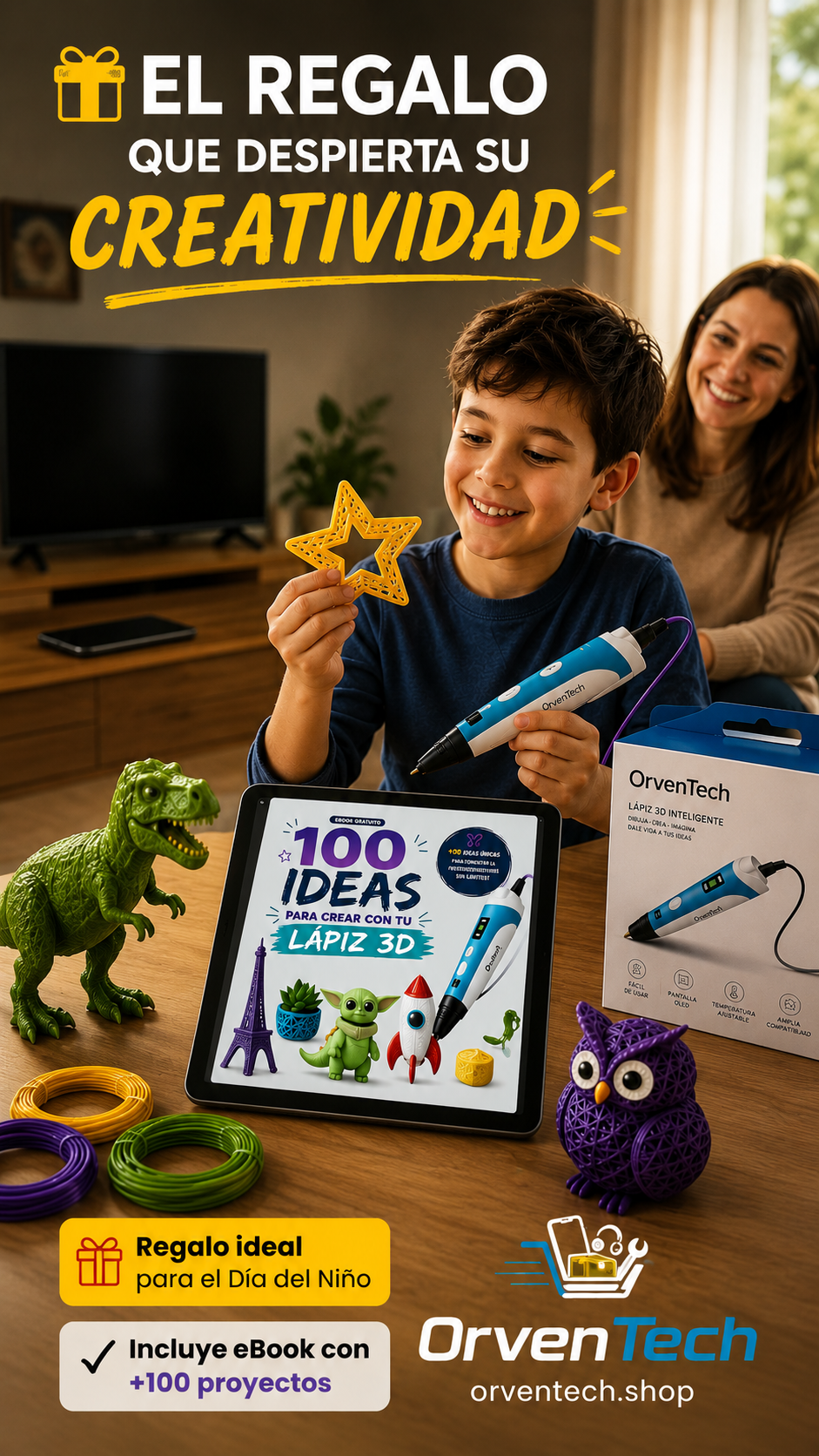 Kit Creativo 3D OrvenTech